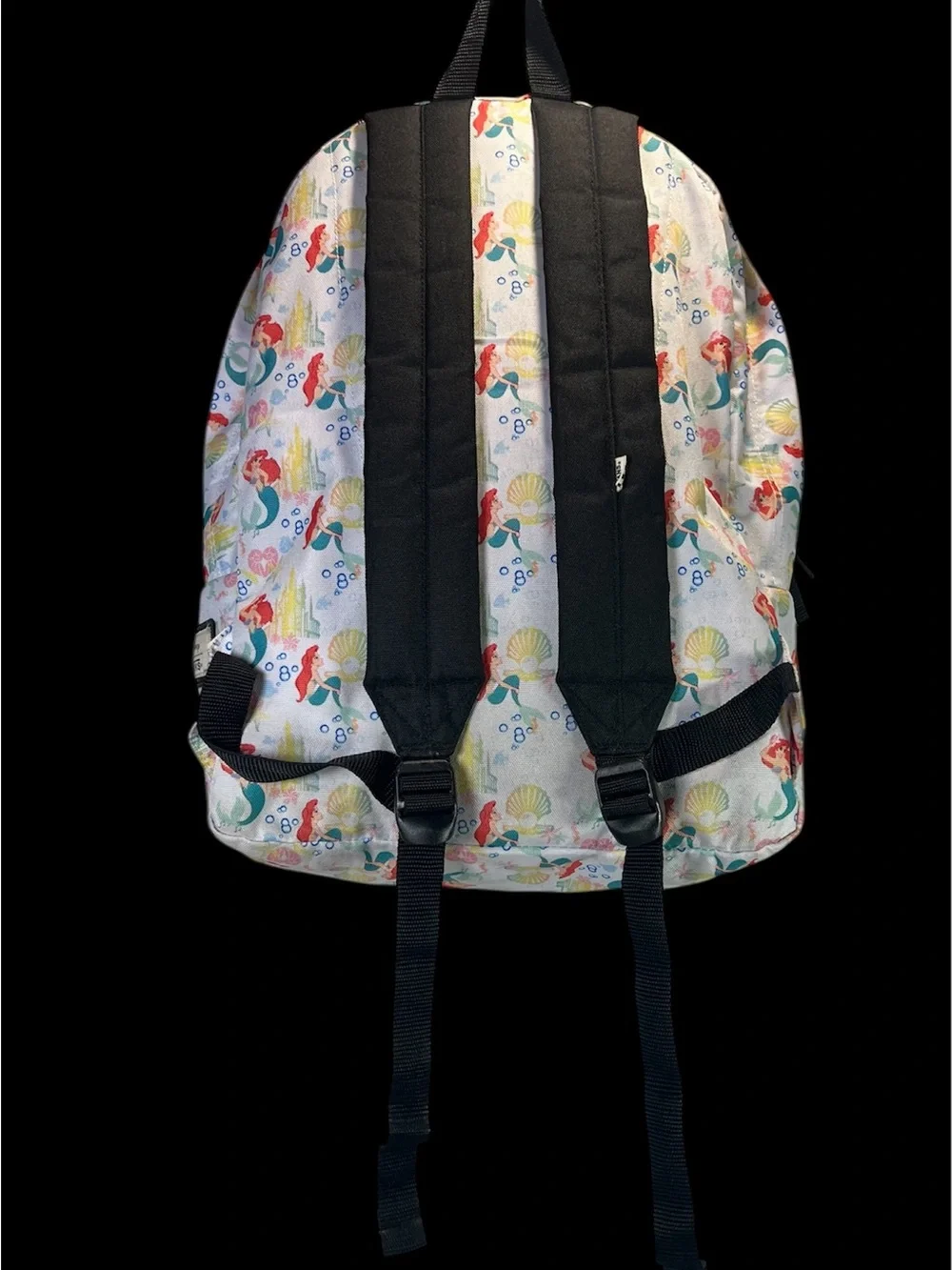 Vans x Disney Ariel The Little Mermaid Backpack Book Bag Pockets 2014